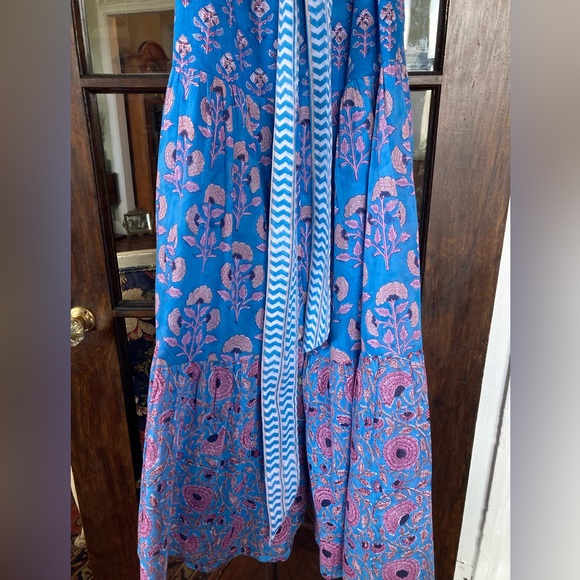 Oliphant blue printed maxi dress - Picture 3 of 6